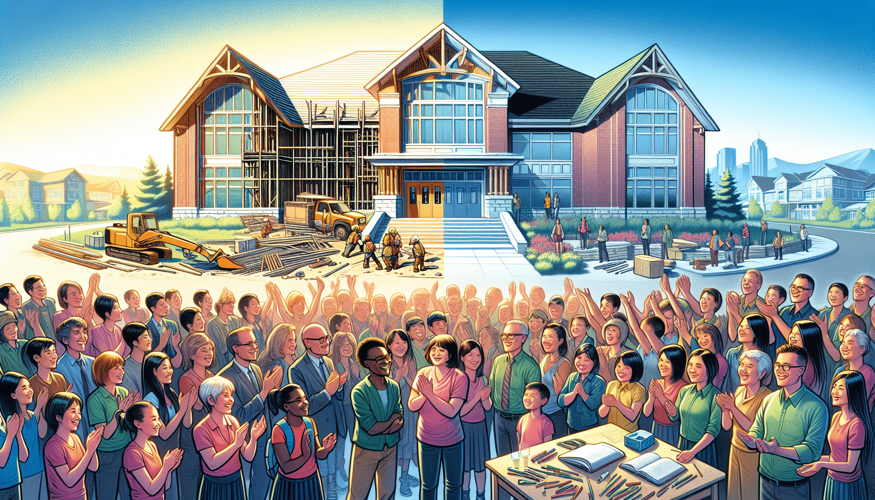 Image depicting the vision for the future of education in Alberta, highlighting innovative programs and community engagement.