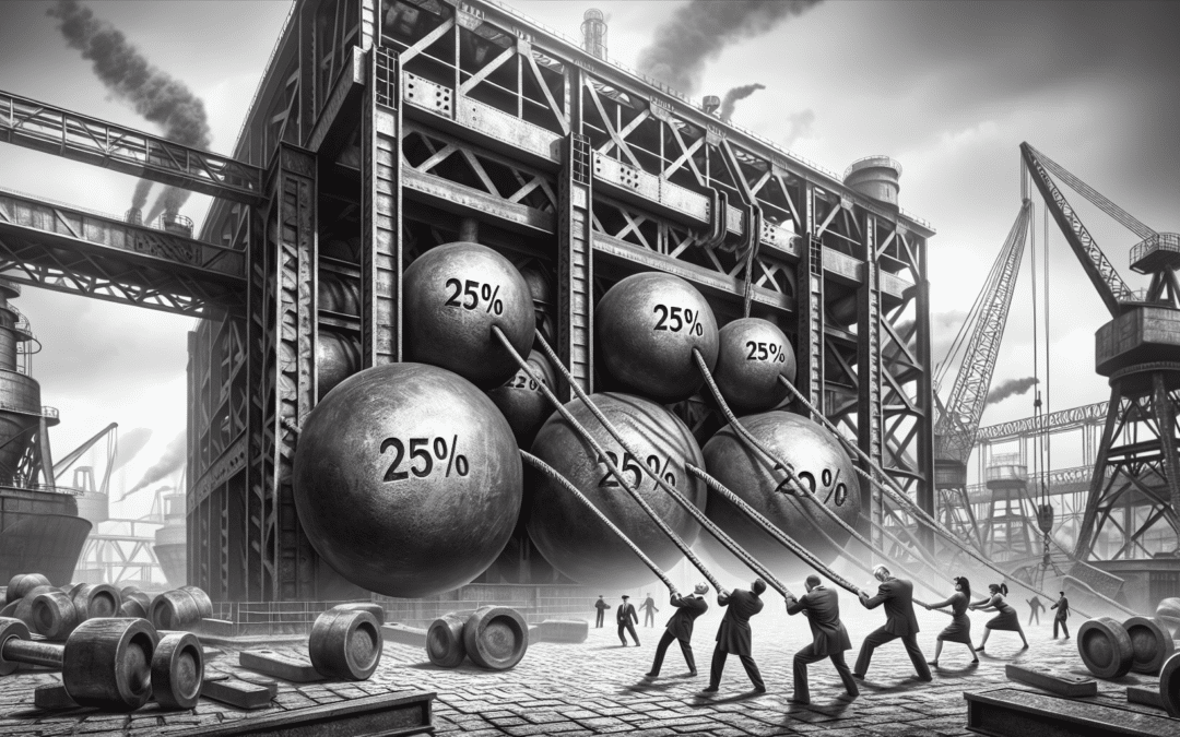 “Steel Storm: Hamilton’s Battle Against U.S. Tariff Turbulence”