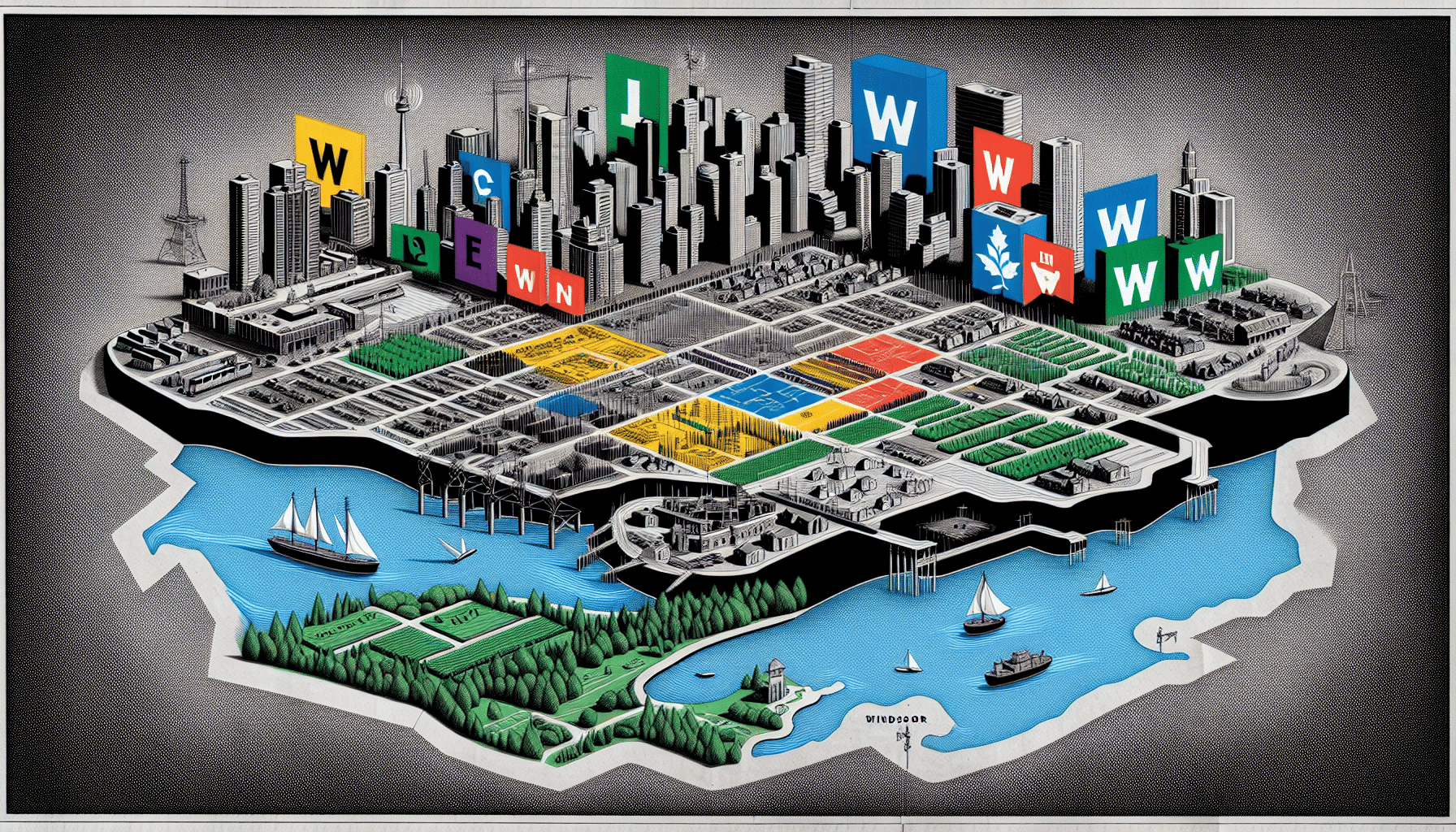 Windsor West electoral crossroads map highlighting key voting districts and demographics for the upcoming election.