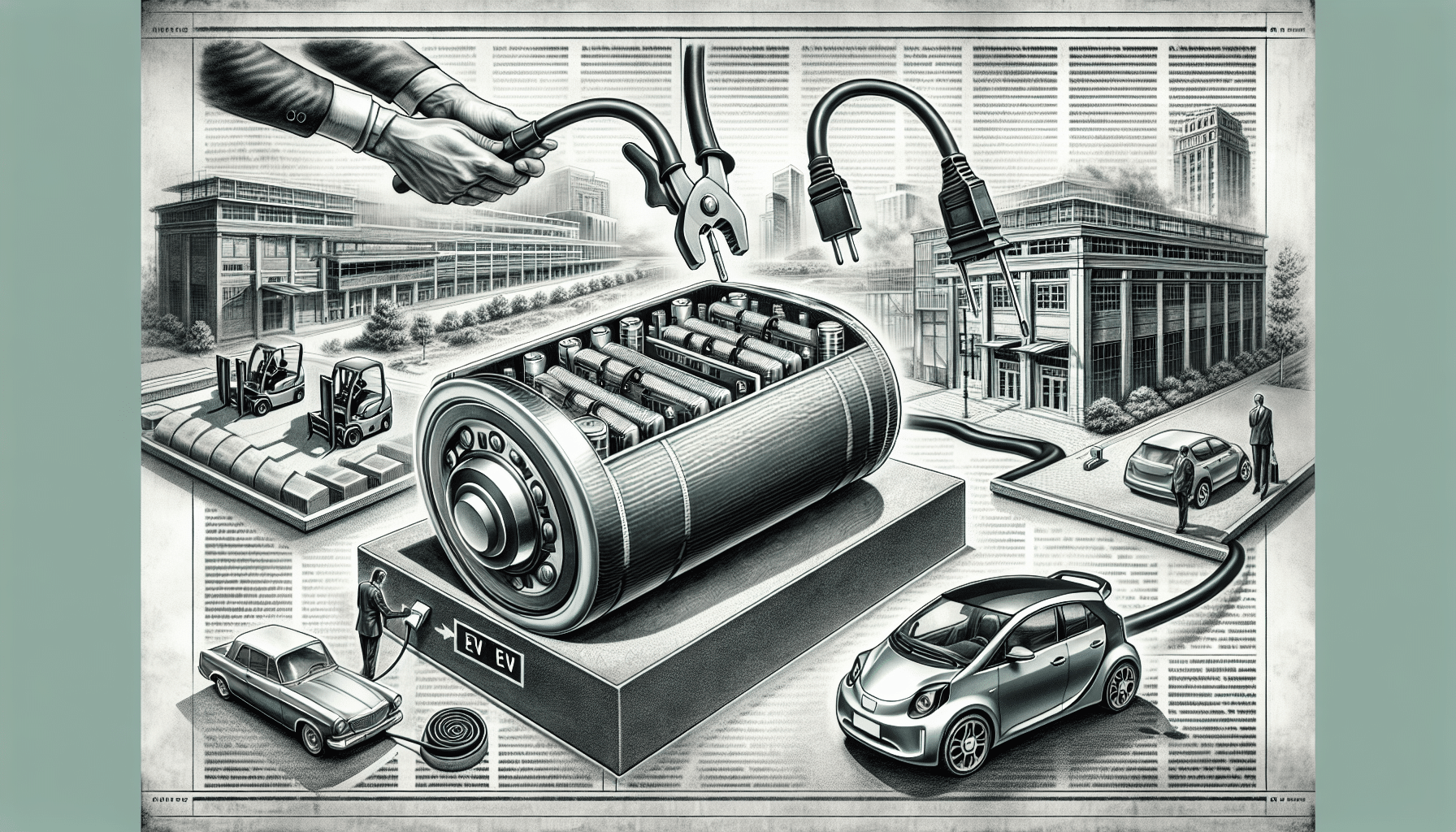 Electric vehicle power boost graphic showcasing the EV revolution and advancements in energy efficiency and performance.