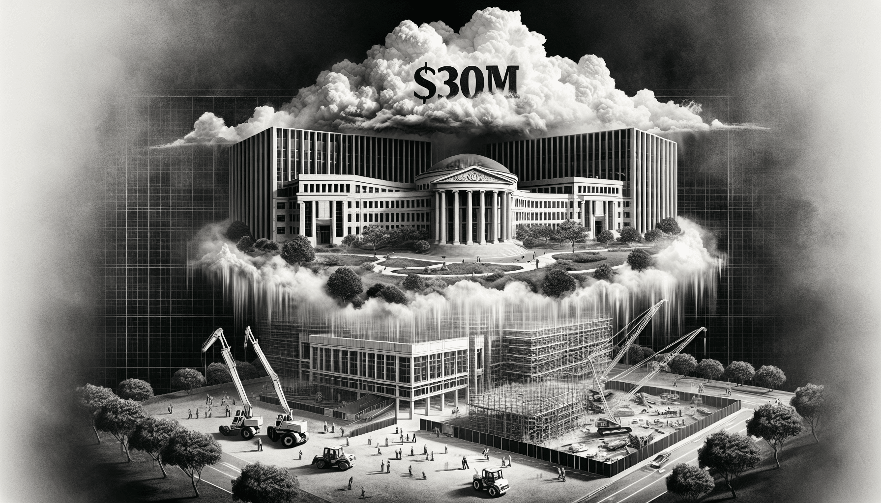 LaSalle Fine and Expansion Scene showcasing modern architecture and urban development in a vibrant city setting.